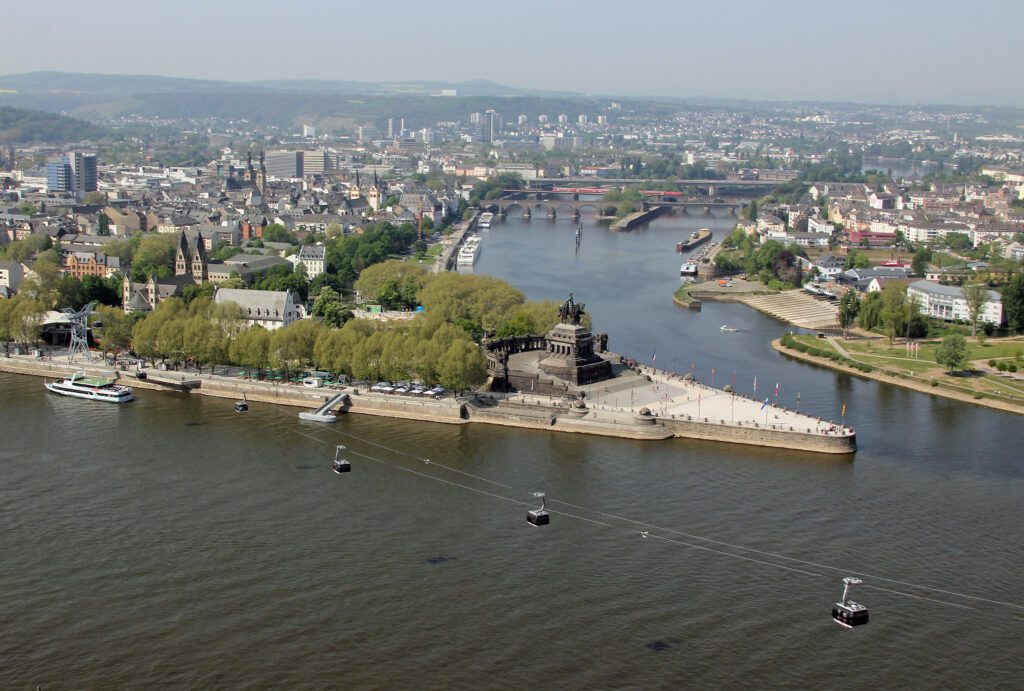 Sehenswürdigkeiten Koblenz - Deutsches Eck